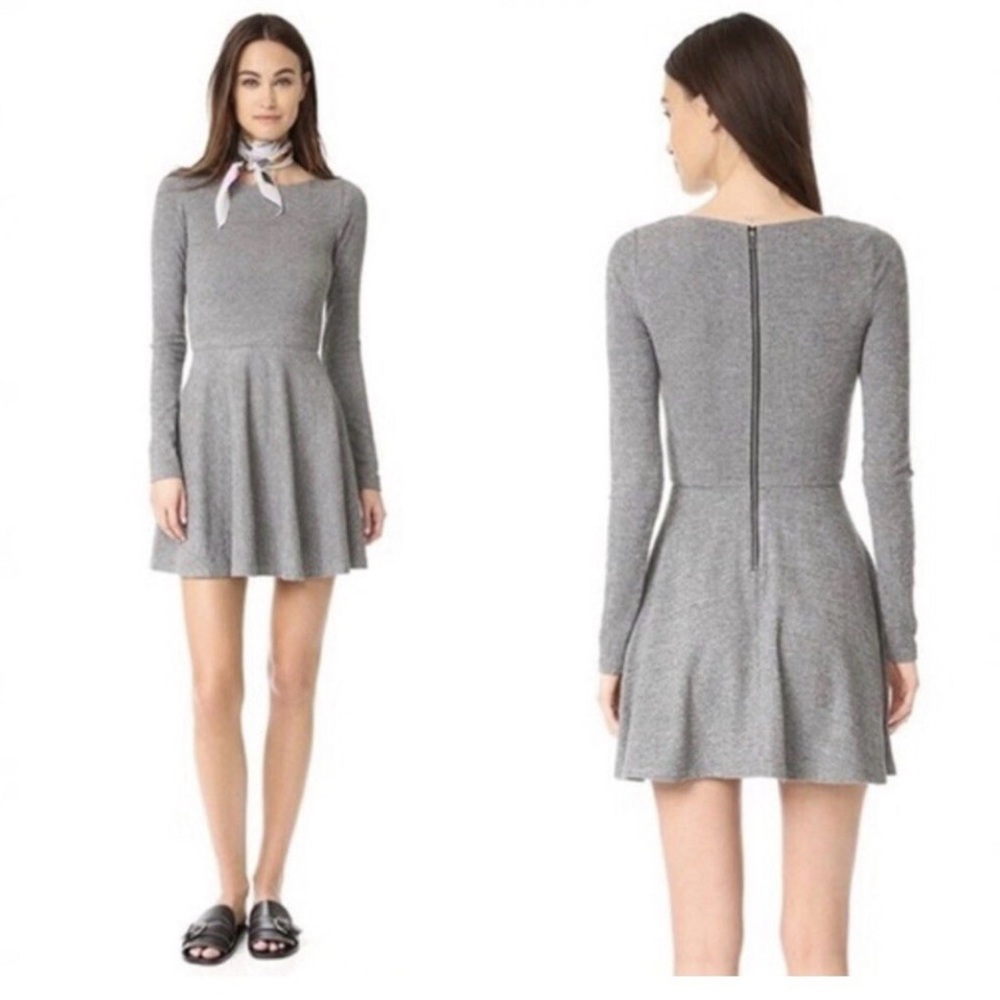 Alice + Olivia Gray Skater Dress